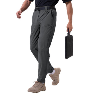 NATUVENIX Spring and Summer Commuting Camping Men's Trousers, Quick-dry Breathable Trousers, 4-way-Stretch Pants