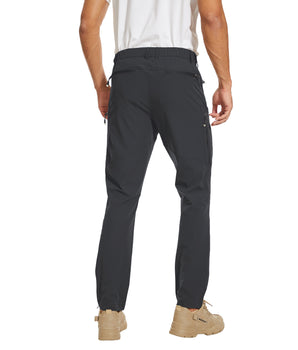 Men's Lightweight Hiking Patns Outdoor Quick Dry Pants with 6 Pockets Water Resistant Fishing Travel Pants